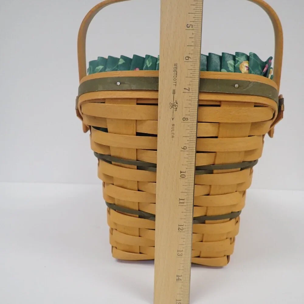 Vintage Longaberger Wedge Vegetable Basket